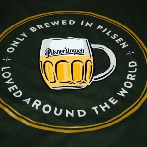 sítotisk tričko pilsenurquell 